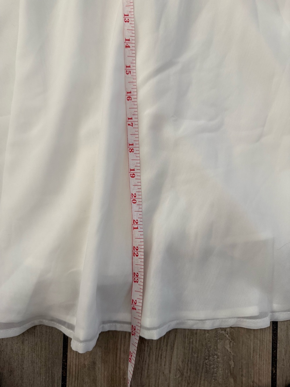 White Ruffle Strap Mini Dress - Picture 3 of 6